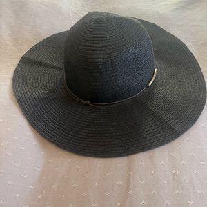 Black Crushable Sun Hat